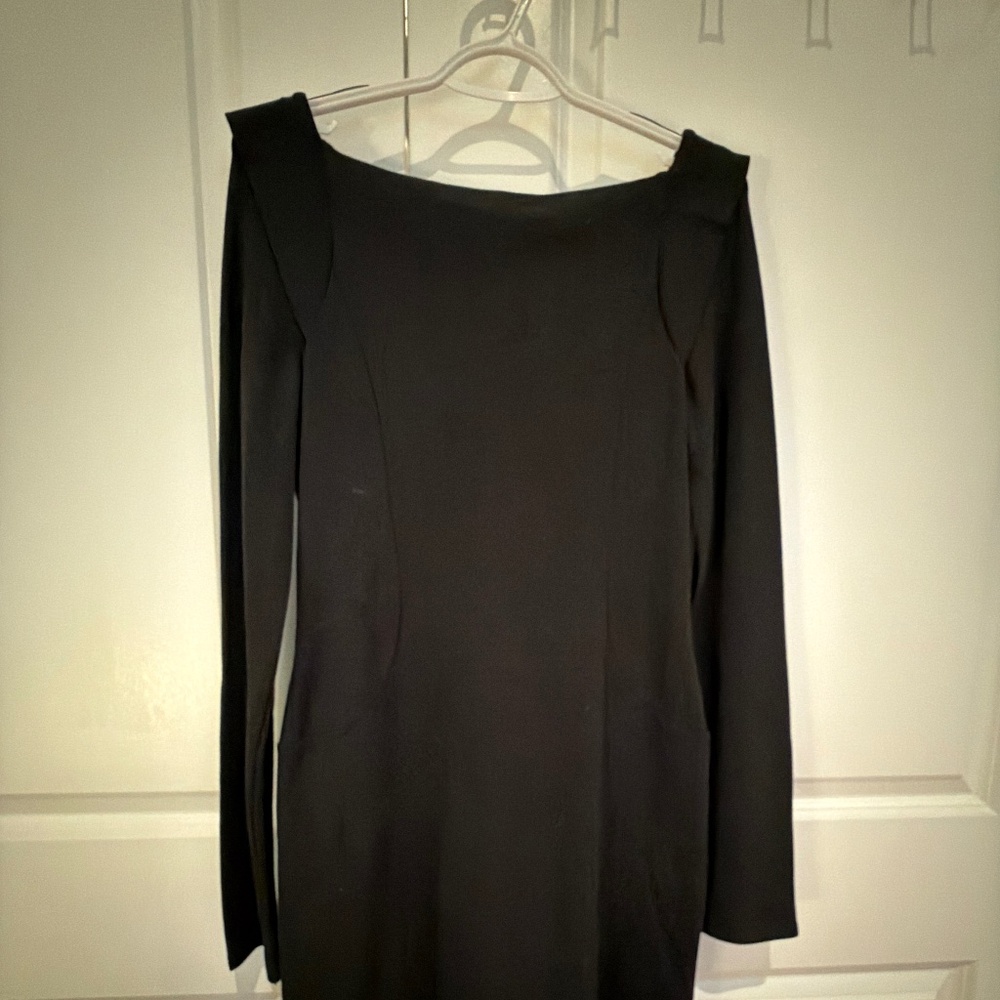Long-sleeve Boatneck mini dress by French Connection